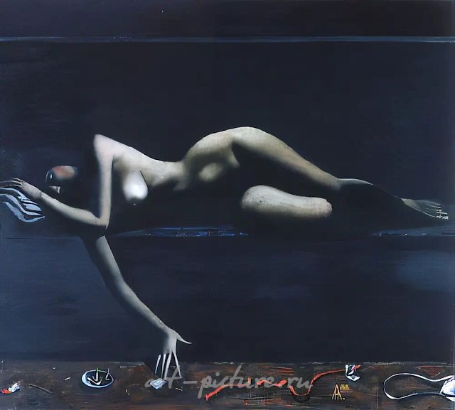 Воскресенье, 1988, холст, масло, 160x200. Коллекция г-на Холгена Плюдера, Берлин