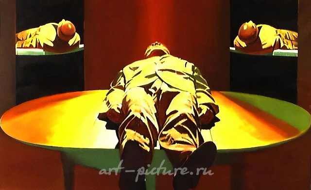 Сон, 1989, холст, акрил, 136х221
