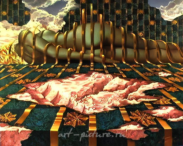Синдром парадоксальной иллюзии, 1991, холст, масло, 100х80