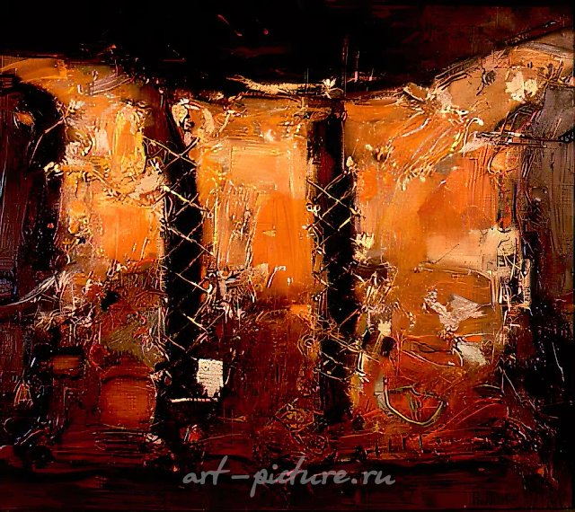Дань III, 1991, холст, масло, 130х150