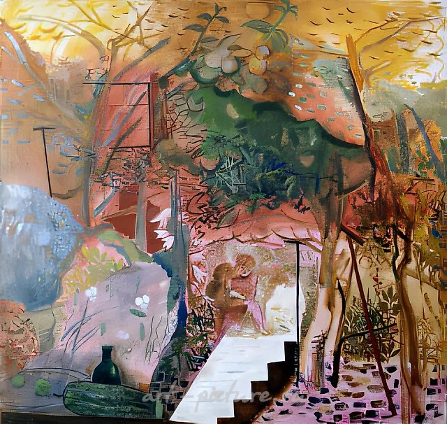 Жизнь в раю, 1993, холст, масло, 125х120. Собственность автора