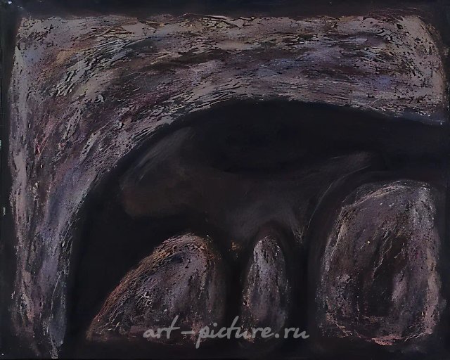 Ворона, 1988, холст, масло, 80x100