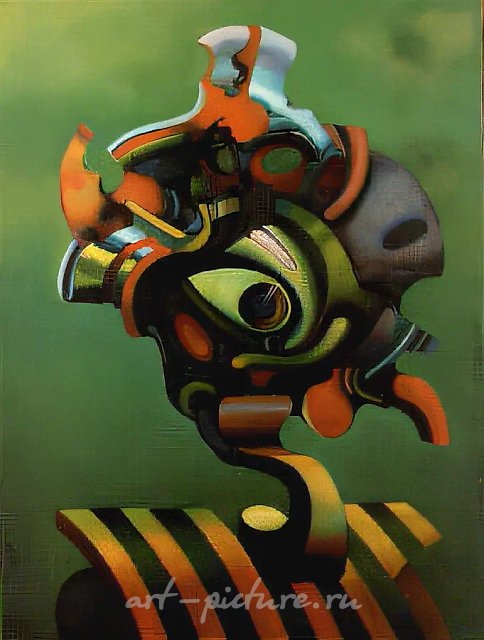 Птица. Портрет дамы., 1990, холст, масло, 80х60 Собственность автора