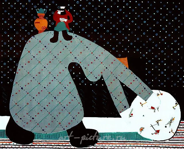 Мужская мечта, 1990, холст, масло, 90х110 Коллекция Питера Макса