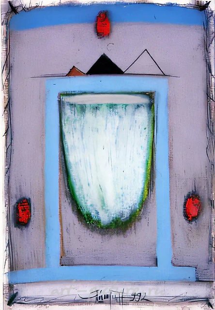 Без названия, 1992, бумага, пастель, 29,5х21