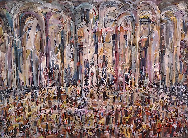 Композиция, 1989, бумага, темпера, 66x89
