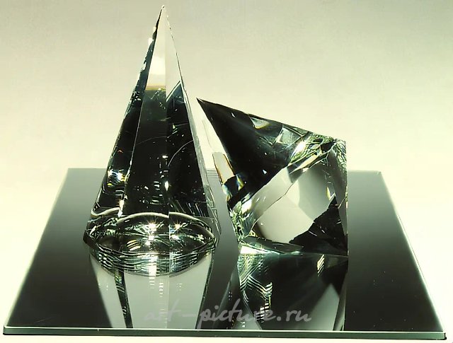 Тема с вариациями, 1990, широкая грань, закатка, полировка, H - 200, D - 100