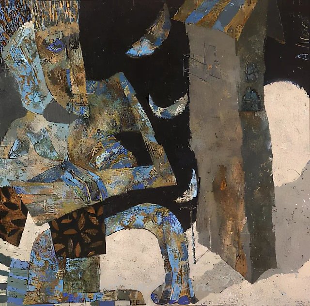 Танец Умиленного Провокатора, 1992, холст, масло, 120х120