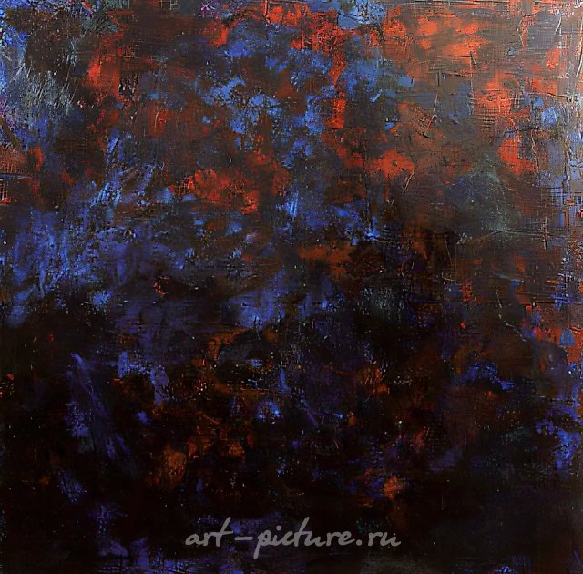 Green Grass, 1991, canvas, oil, 120x120