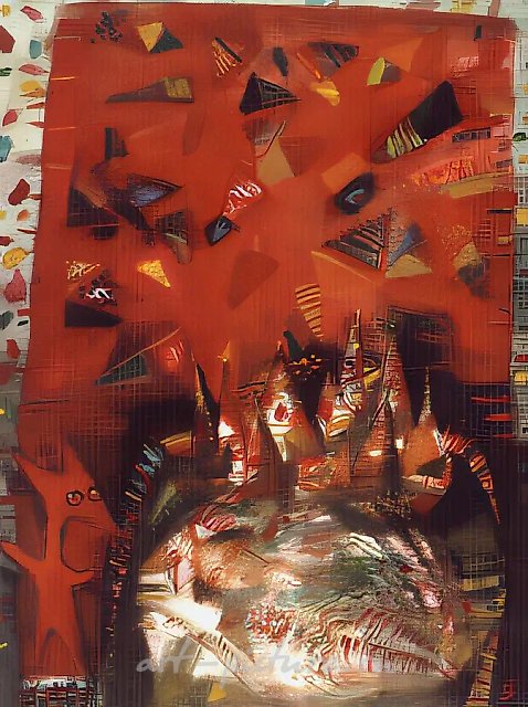 Чародейка, 1992, холст, масло, 150x120. Собственность галереи «Московская палитра»