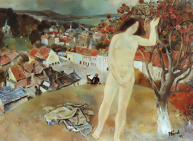 Осень в Казимерже, 1989, холст, масло, 85х120 Собственность автора