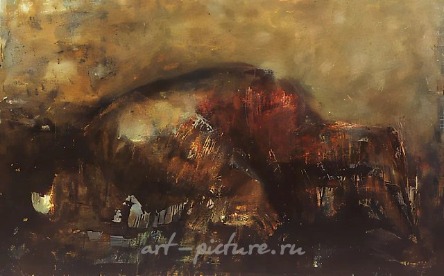 Сон, 1992, холст, масло, 90х170 Собственность автора