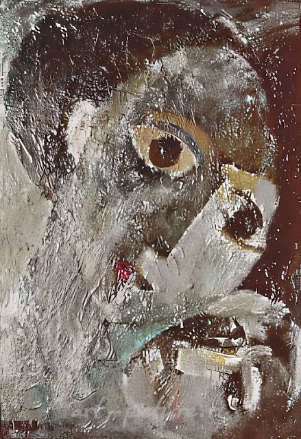 Madonna, 1988, canvas, oil, 70x50
