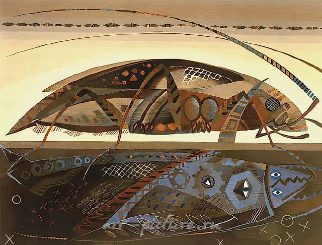 Новый скороход, 1993, гобелен, ручное ткачество, 170х225 Собственность автора