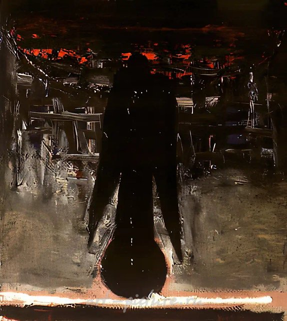 Озарение, 1992, холст, масло, 73,5x60,5