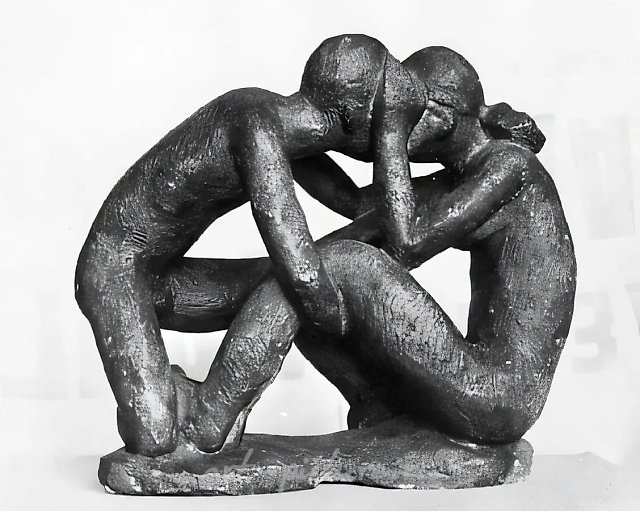 Любовь, 1977, бронза, 25х40х20 Cобственность автора