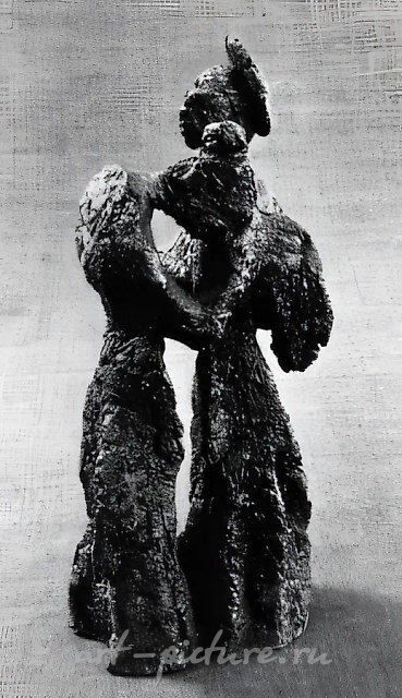 Утешение, 1982, шамот, соли, 40х15х15 Cобственность автора