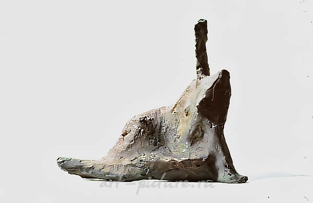 Сидящая женщина, 1987, бронза, 17x20x7. Собственность автора