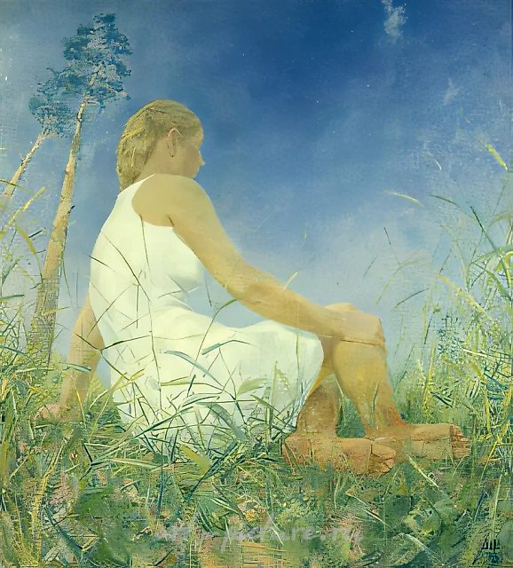 Полдень, 1969, холст, масло, 111x101