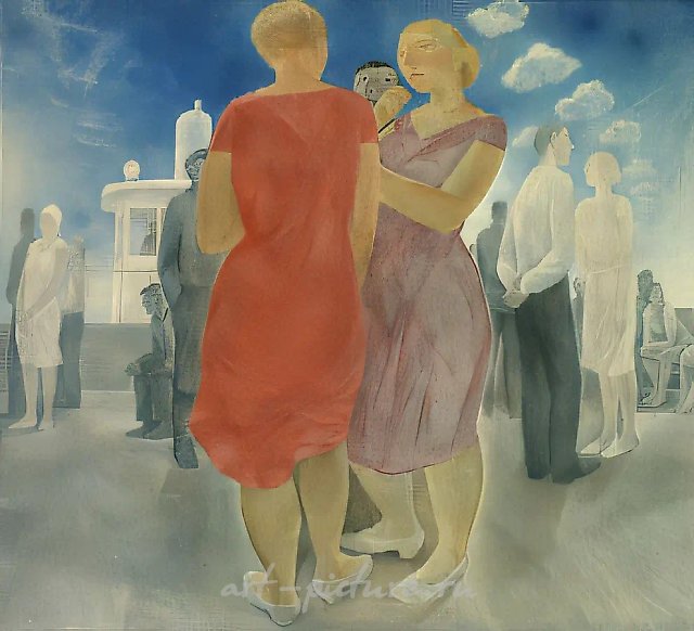 По Оке, 1967, холст, масло, 101x111