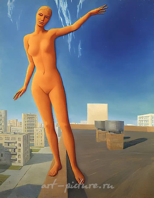 Солярий II, 1973, холст, масло, 150x120. Частная коллекция А. Иванова