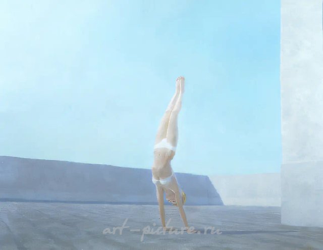 Утренний «Солярий», 1985, холст, масло, 79х99. Собственность галереи «Art Modern». Москва