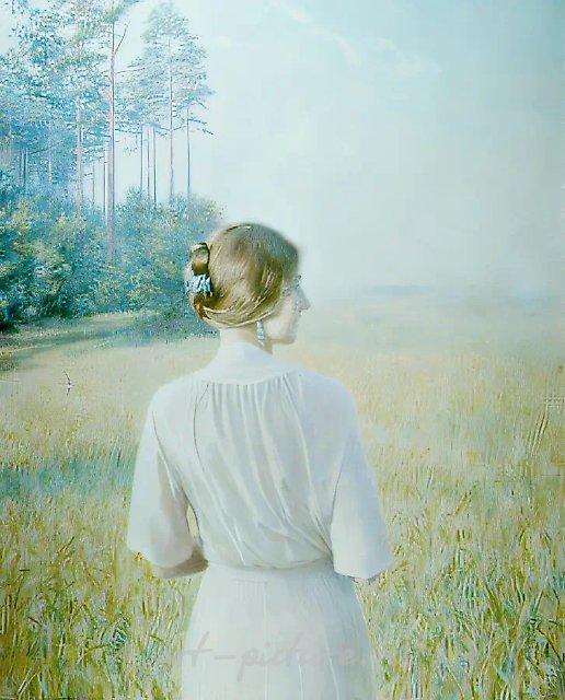 Ласточкин луг, 1986, холст, масло, 120х100. Собственность автора