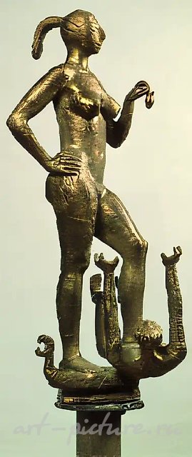 Адам и Ева, 1974, бронза, 39х15х11 Собственность автора