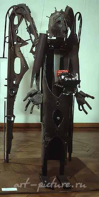 Ангел, 1974, железо, сварка, 180х120х100 Собственность автора