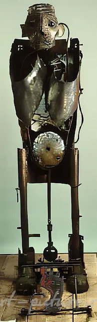 Человек, 1970, железо, сварка, 180х120х100 Собственность автора