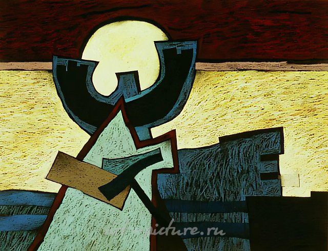 Centaur, 1993, paper, oil pastel, 50x62 Author`s property