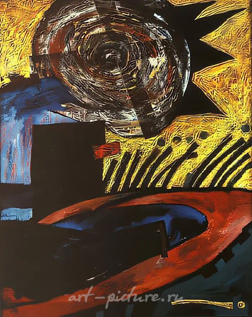 Soldiers (from the series "Wor, as war"), 1991, canvas, tempera, 100x80 Private collection, Denmark