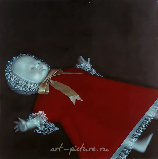 Кукла, 1991, холст, масло, 65х65 Собственность автора