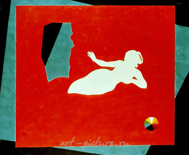 Памяти Рембрандта, 1988, холст, масло, 116x116. Собственность автора