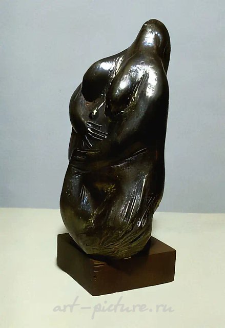 Леда, 1993, бронза, высота 22