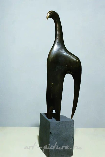 Птица, 1992, бронза, высота 37