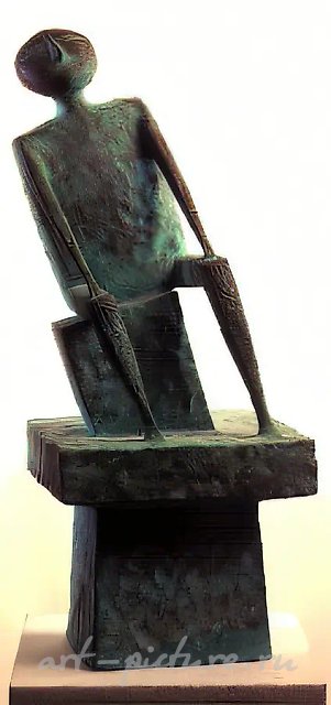 Моя жизнь, 1989, бронза, литье, 70х30х25 Собственность автора  c 1993