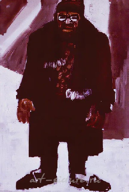 Грузчик Бурмота, 1977, холст, масло, 125х85 Собственность автора