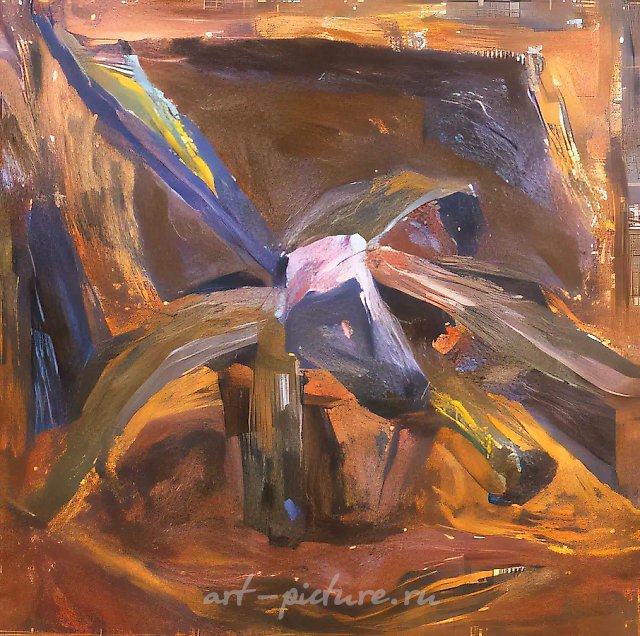 Агава, 1978, холст, масло, 101х103. Собственность автора