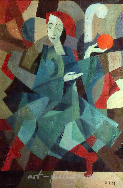 Театр (финал), 1993, холст, масло, 120х80. Собственность автора