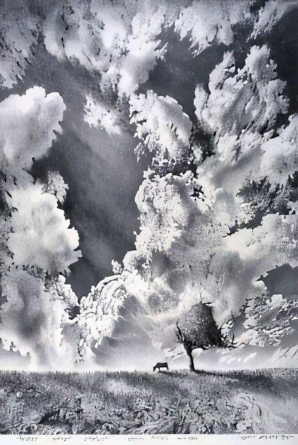 55, 1985, бумага, карандаш, 75x52,5
