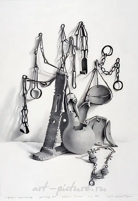 65., 1990, paper, pencil, 51x37