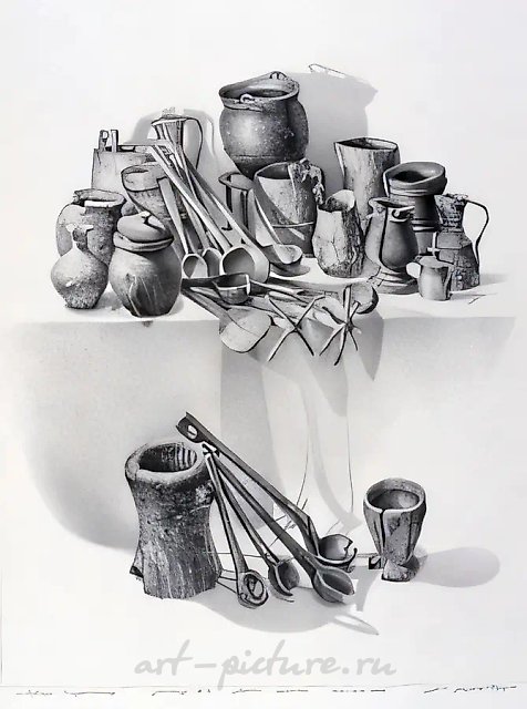 70, 1992, бумага, карандаш, 56,5x44