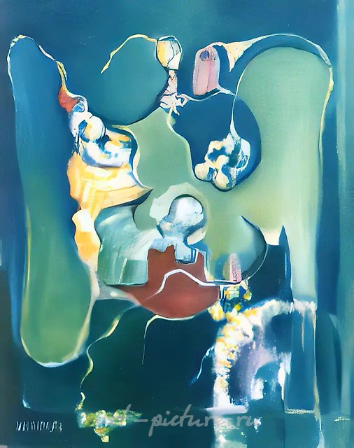 Откровение, 1993, акрил, оргалит, 70х50. Собственность автора