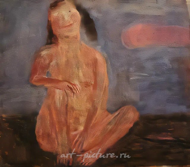 Венера, 1993, холст, темпера, 69х78
