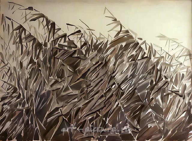 Ветер, 1994, шёлк, краситель, 65х86