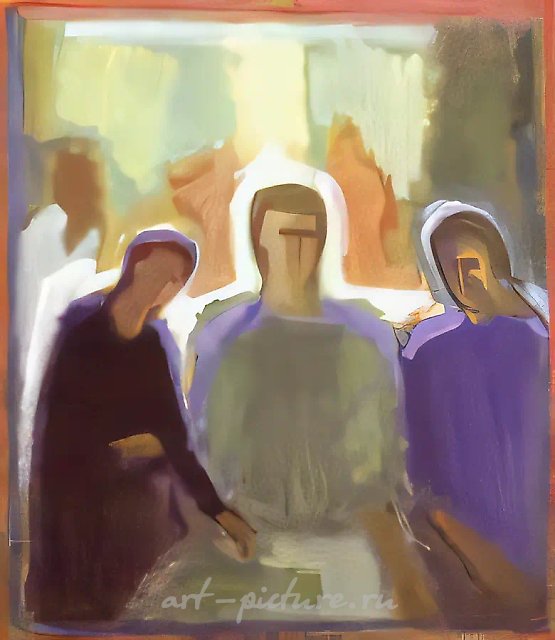 В знойный полдень, 1991, холст, масло, 145х125. Собственность автора