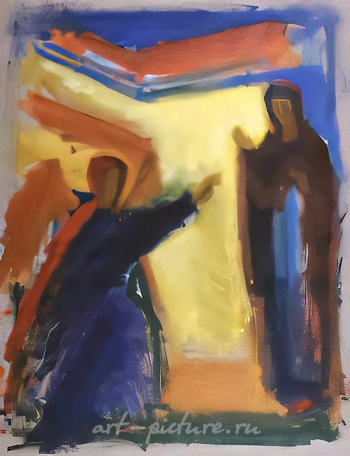 Благовещение, 1993, холст, масло, 154х120. Собственность автора