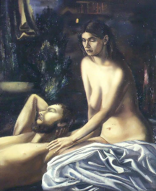 Прощание, 1981, холст, масло, 120х90 Собственность автора