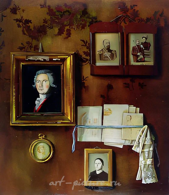 Из полиптиха "Старые вещи"., 1996, холст, масло, 110х100 Собственность автора.